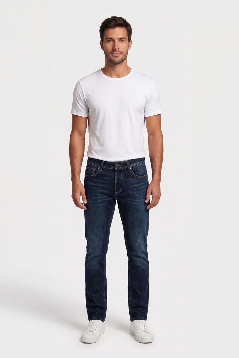 Jeans 800/12 regular Datten blau-schwarz Nr.1