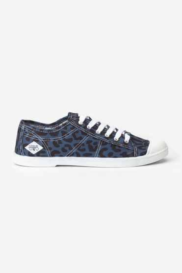 Sneakers Basic in blau