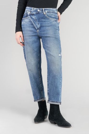 Jeans boyfit Cosy 7/8 destroy vintage blau Nr.4