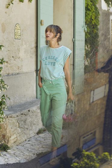 Jeans boyfit Cosy 7/8 farben 