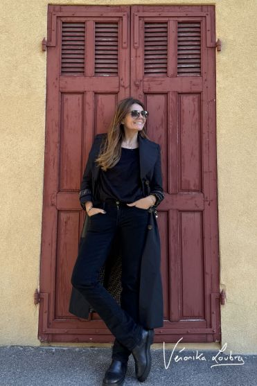 Luc pulp regular by Véronika Loubry schwarze Jeans Nr. 0