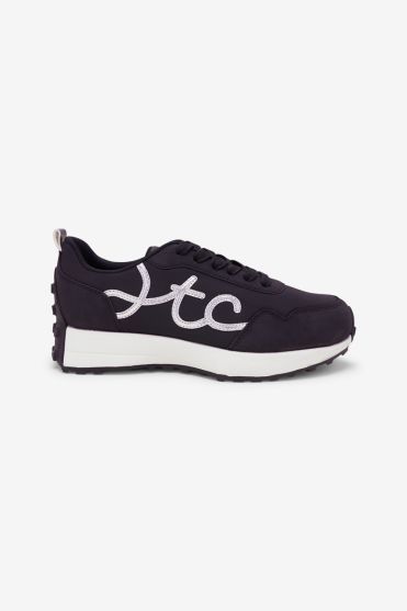 Run Sneakers in Schwarz