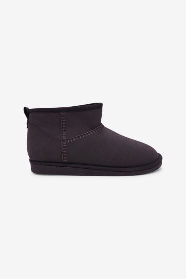 Snow Boots gefüttert in schwarz
