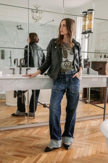 Jeans 400/28 loose Yavi high waist blau Nr.2