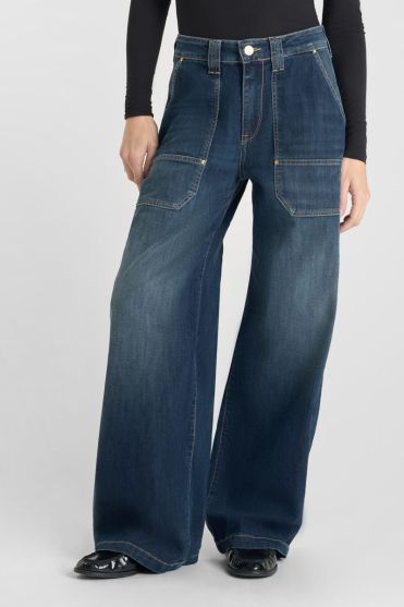 Jeans wide leg Woldy high waist blau Nr. 3