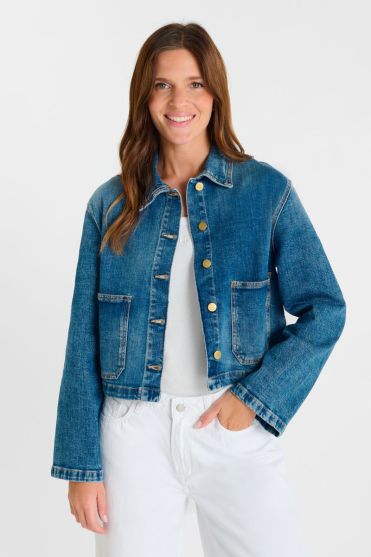 Jacke Aksel in blau