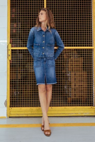 Sivia Jeansrock 