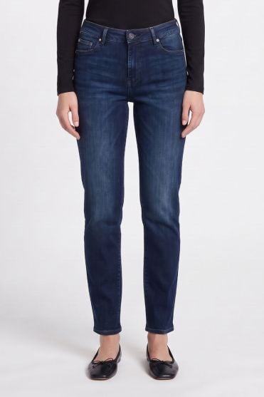 Jeans 400/18 mom Basic blau Nr.1