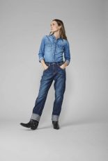 Le Temps Des Cerises Jeans Girlfriend Union Vita Alta Blu - Comfort E Stile Alla Moda