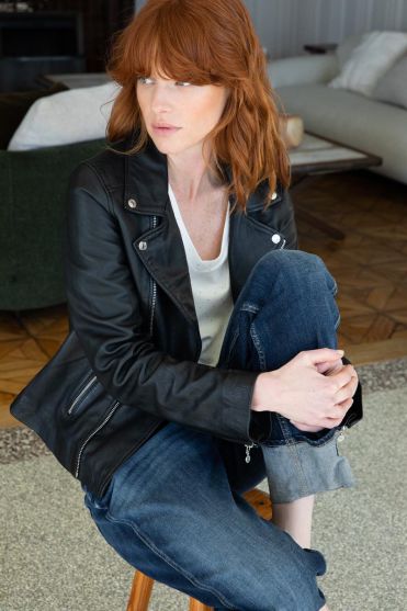 Jacke Nancy in schwarz