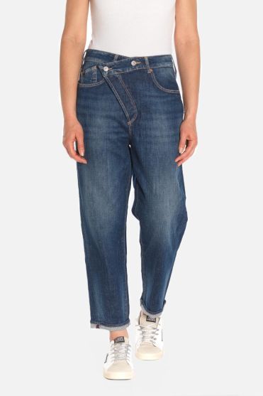 Jeans boyfit Cosy 7/8 blau Nr.2