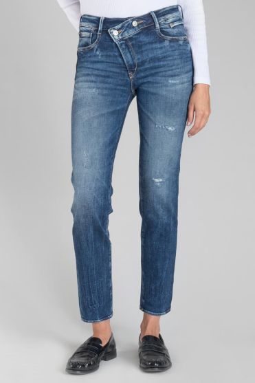 Jeans pulp regular Zep high waist 7/8 destroy blau Nr.2