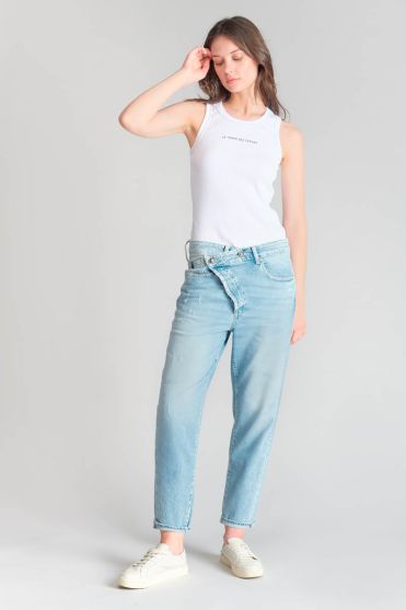Jeans boyfit Cosy 7/8 destroy blau Nr.5