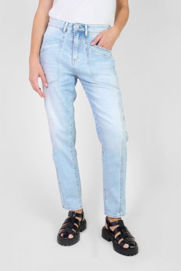 Jeans 400/60 girlfriend Sare high waist vintage blau Nr.5