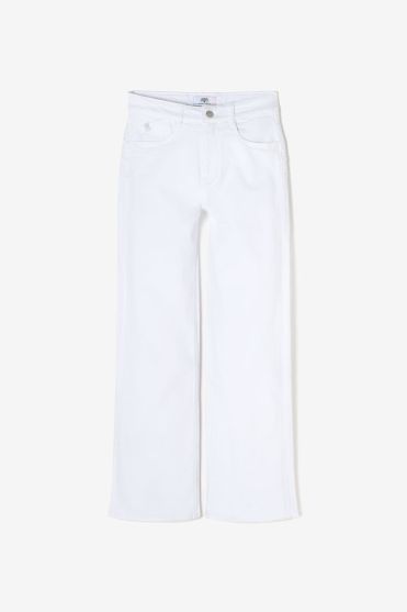 Jeans pulp wide leg high waist 7/8 weiß