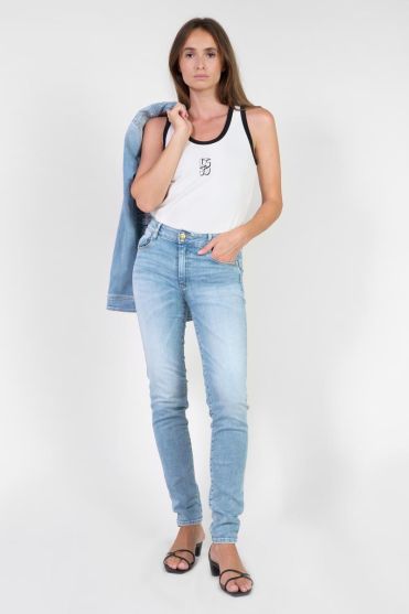 Jeans pulp slim Basic high waist blau Nr.5