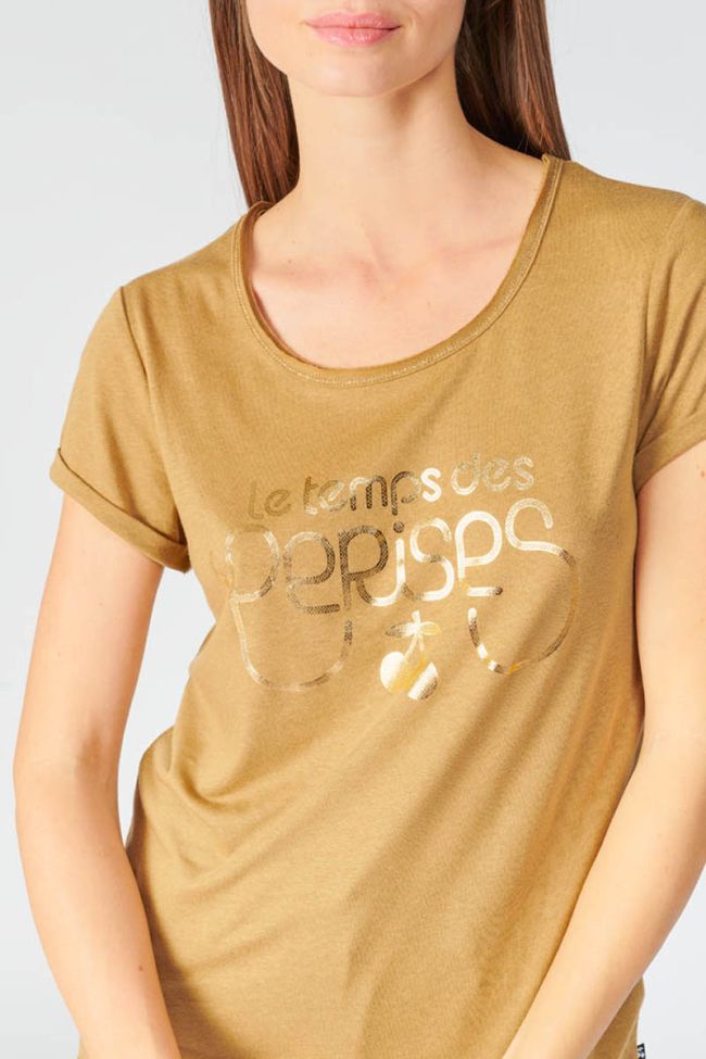 T-shirt Basitram in braun