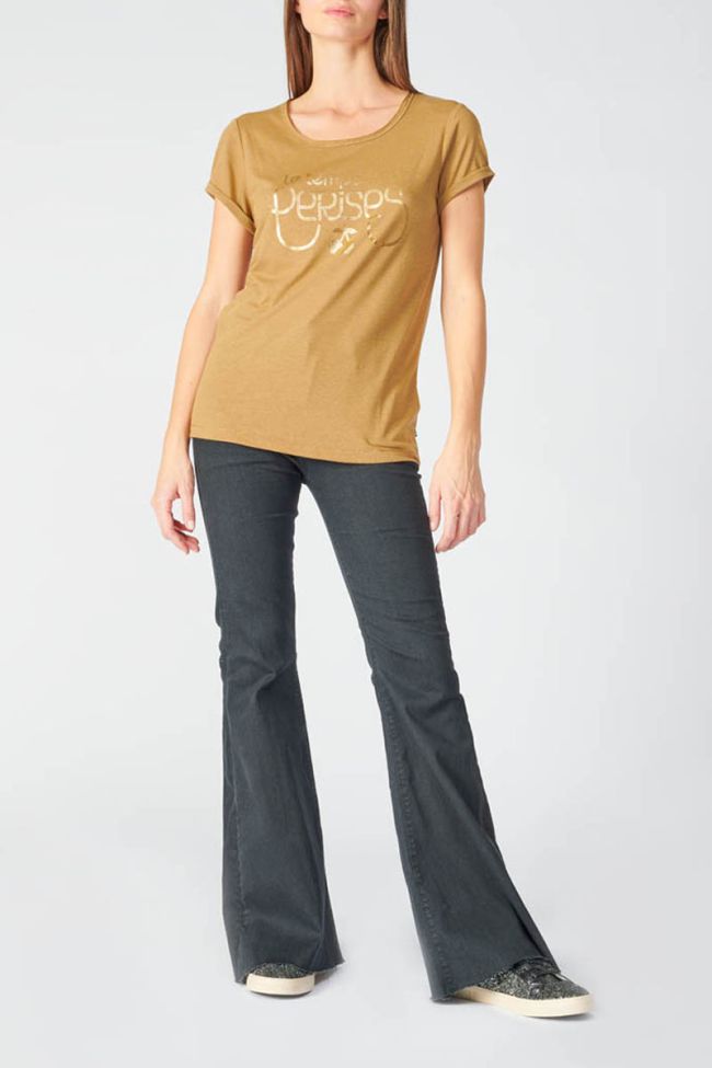 T-shirt Basitram in braun