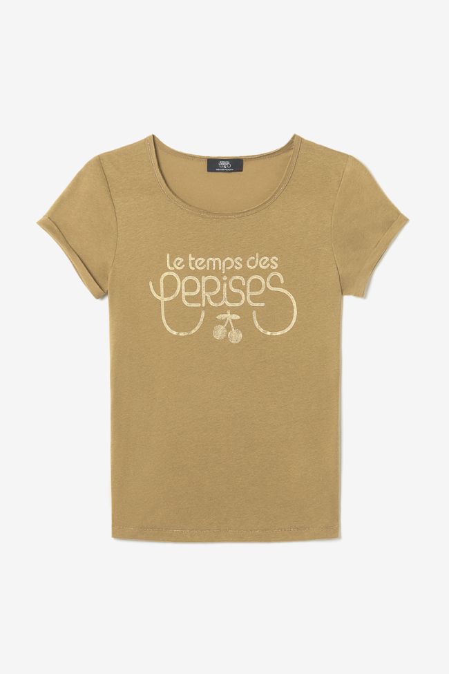 T-shirt Basitram in braun