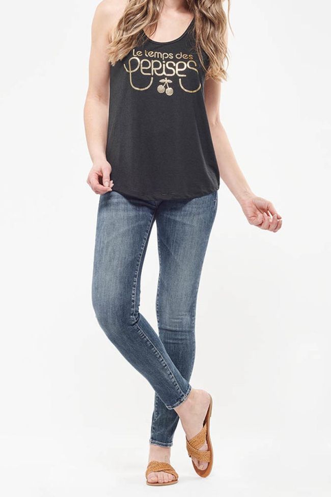 T-shirt Debtrame in schwarz