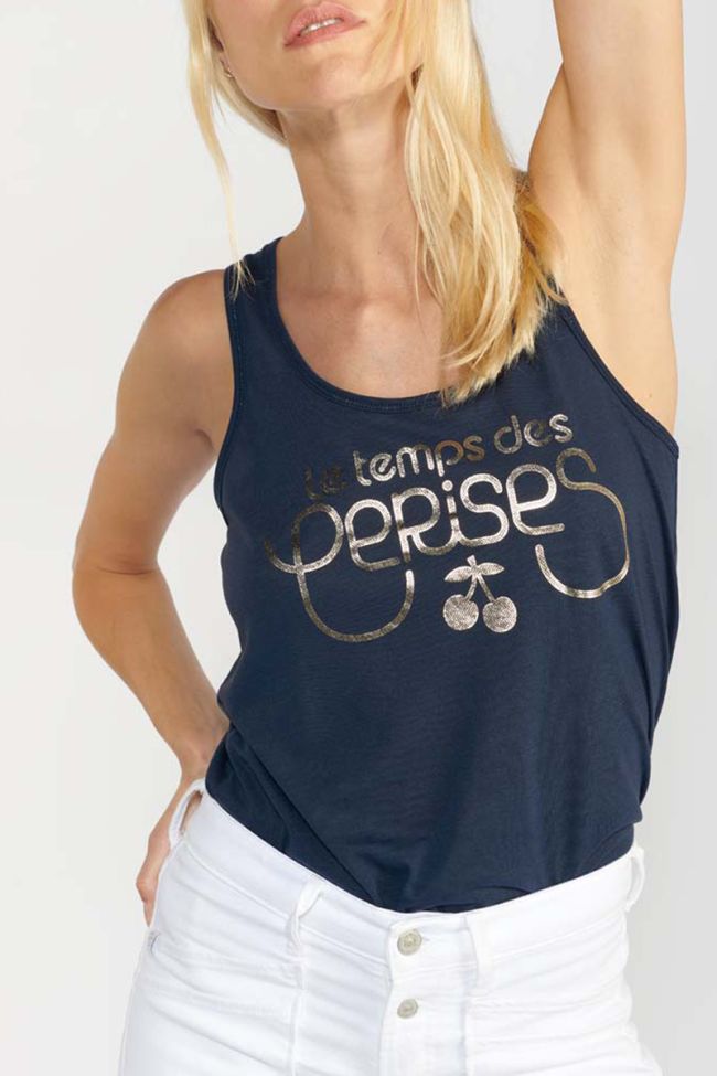 T-shirt Debtrame in blau