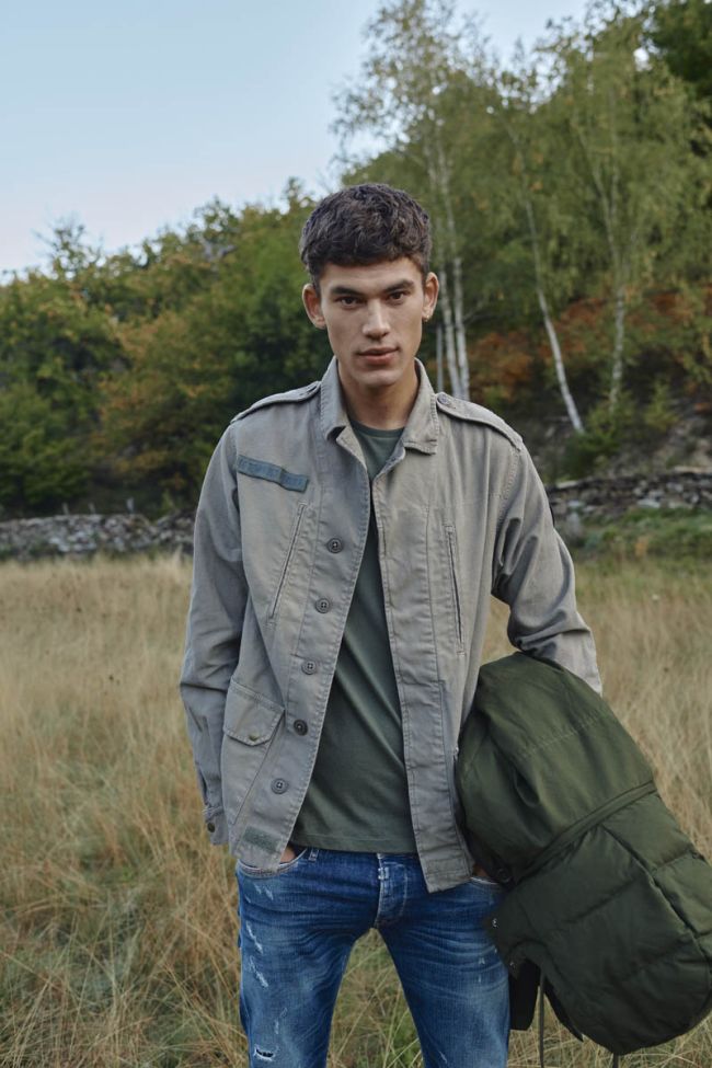 Jacke Militari in grün