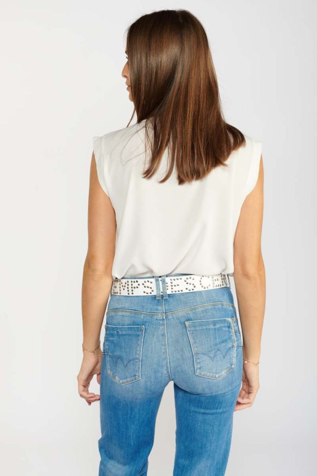 Gürtel First in weiß