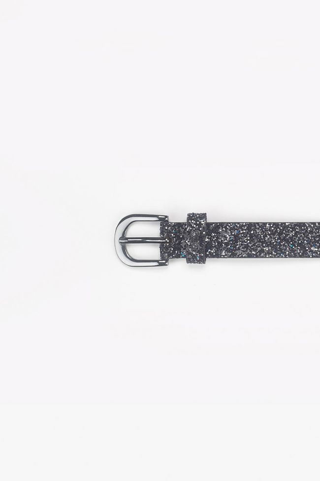 Ceinture Paillettes Anthracite