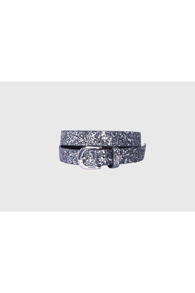 Ceinture Paillettes Anthracite