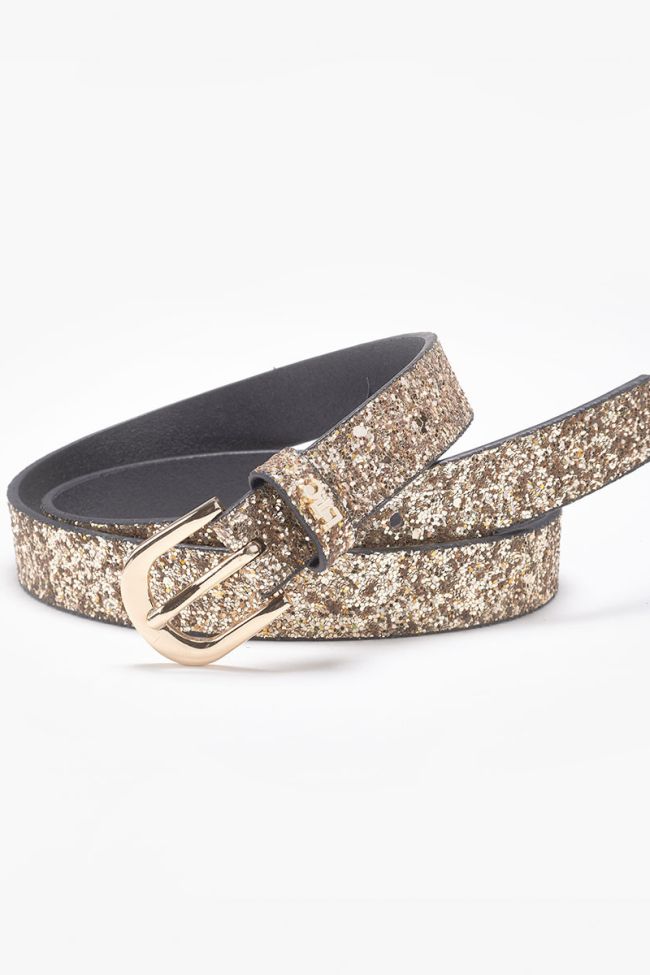 Ceinture Paillettes Or