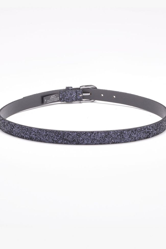 Ceinture Paillettes Bleu marine