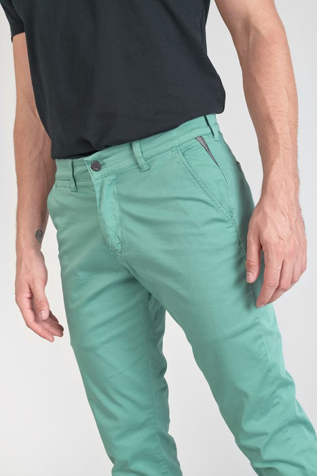 Chinohose Slim Fit Jas in grün