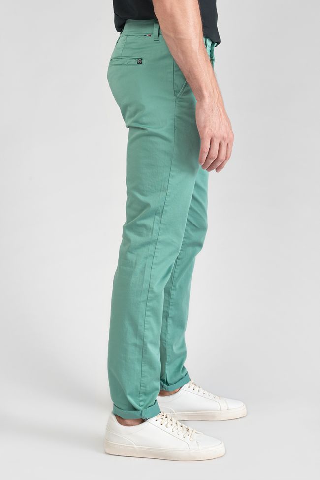 Chinohose Slim Fit Jas in grün