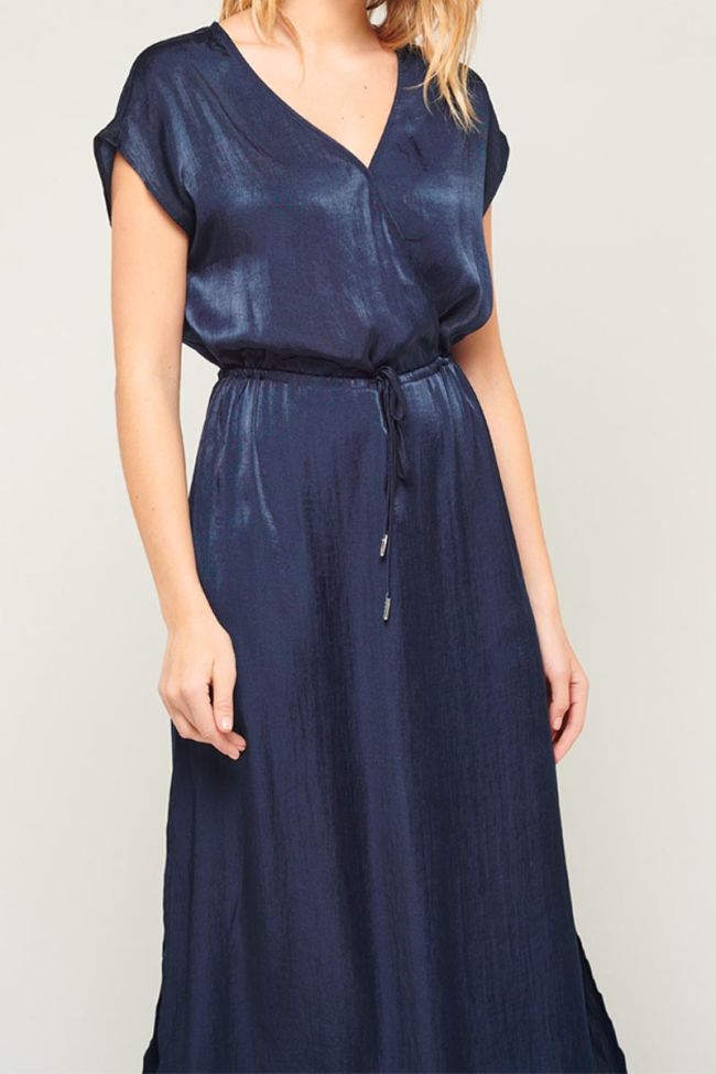 Robe longue Maly bleu nuit
