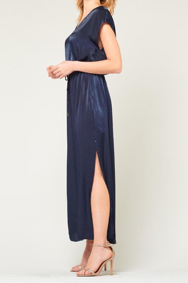 Robe longue Maly bleu nuit