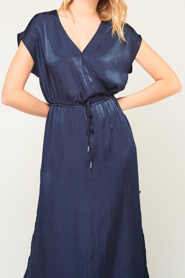 Robe longue Maly bleu nuit