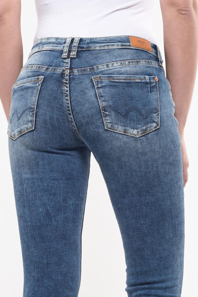 Corsaire en jeans Josia bleu délavé