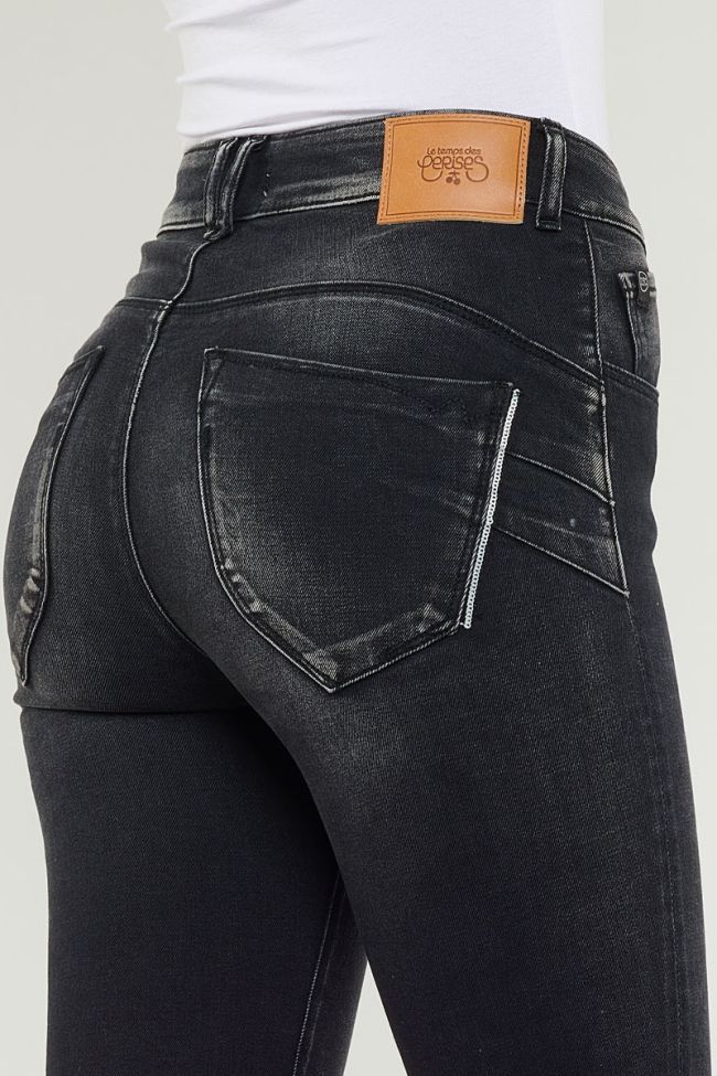 JEANS PULP SLIM TAILLE HAUTE NOIR