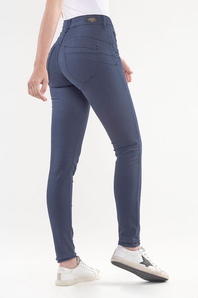 Jeans Pulp Slim Taille Haute Bleu Marine