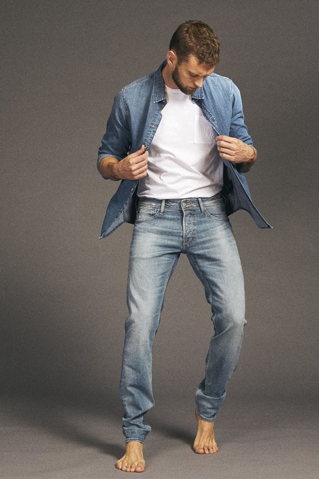 Jeans 700/11 slim Basic blau Nr.4