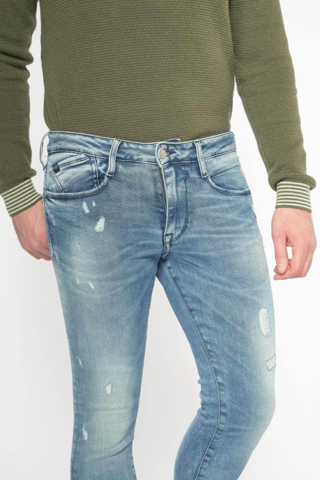 Jeans power skinny 7/8 destroy vintage blau Nr.4