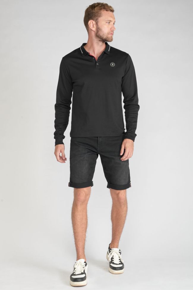Bermuda-short Jogg in schwarz