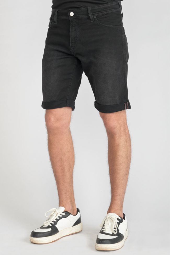 Bermuda-short Jogg in schwarz