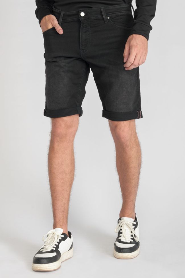 Bermuda-short Jogg in schwarz