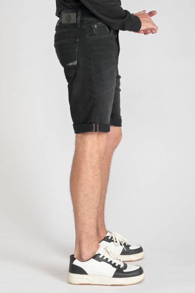Bermuda-short Jogg in schwarz