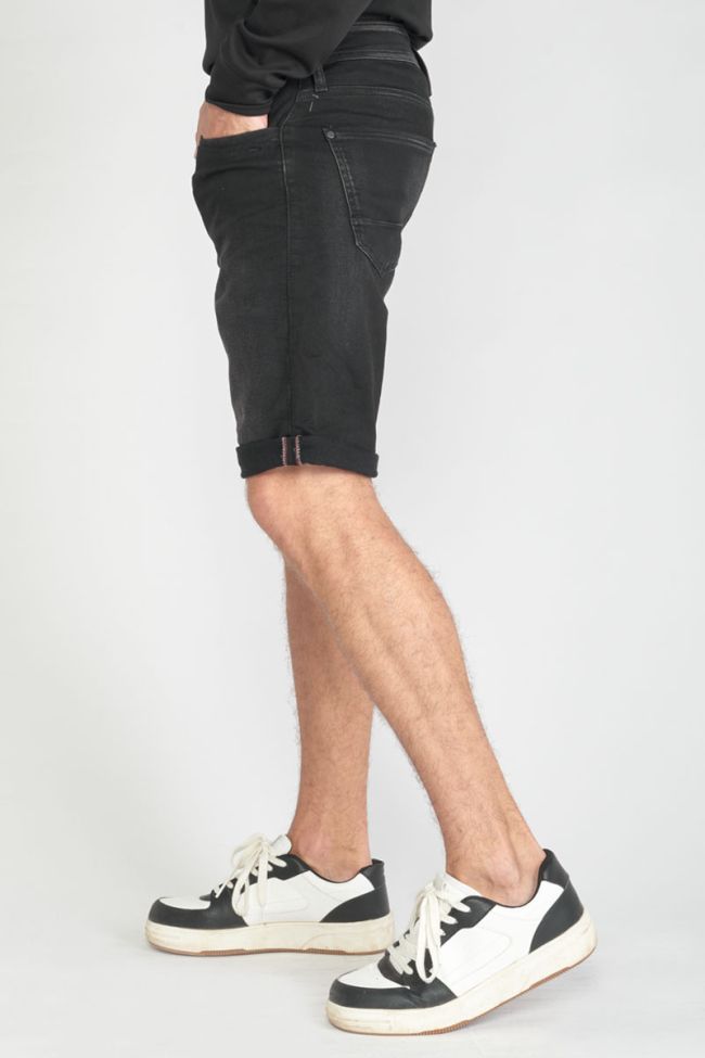 Bermuda-short Jogg in schwarz