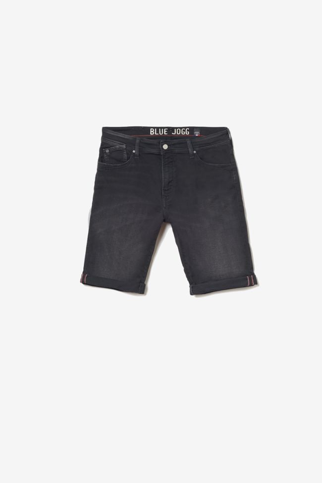 Bermuda-short Jogg in schwarz