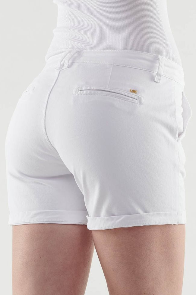 Kurze Shorts Live in Weiß