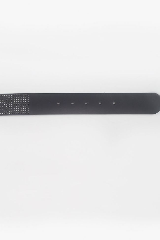 Ceinture noire en cuir Lash