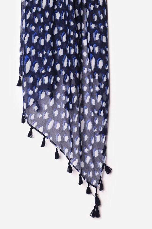 Foulard Adina bleu marine